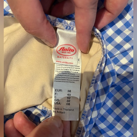 Maternity bikini size 8 blue and white - Picture 3 of 3